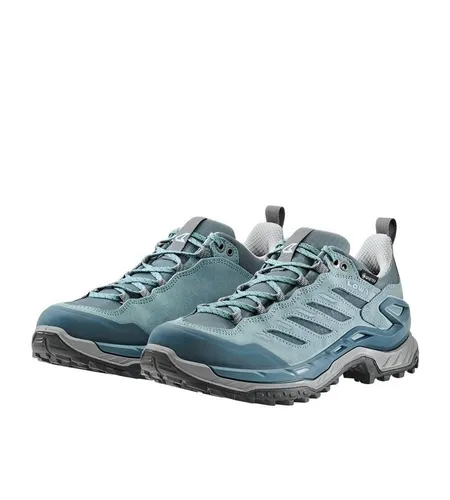 Lowa INNOVO GTX LO Ws Wanderschuhe blau Gr. 40 - Damen Wanderschuhe aus atmungsaktivem Synthetik, ideal für komfortable Wanderungen und Outdoor-Aktivitäten.