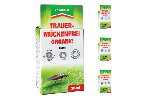Silberkraft Pflanzendünger Trauermücken-Frei Organic: Hochwirksames Gießmittel gegen Trauermücken, Trauermücken-Frei Organic – Wirksam im Topf & bei Jungpflanzen, 4-St., 4 x 30ml Bio-Gießmittel gegen Trauermücken Für Topf- & Aussaatkulturen, Trauermücken-Frei Organic – Bio-Gießmittel gegen Larven & Schädlinge