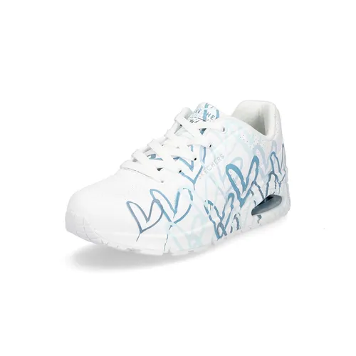 Skechers Damen UNO Spread The Love Sneaker, weiß, 37 EU von Skechers