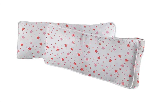 TiCAA Rückenkissen-Set mit Motiv 2-teilig in rot von TiCAA