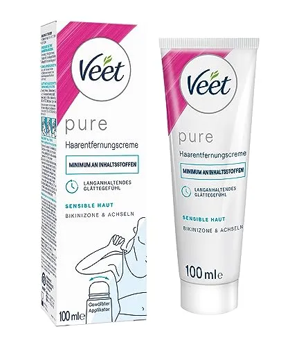 Veet Pure Haarentfernungscreme für Bikinizone & Achseln von Veet