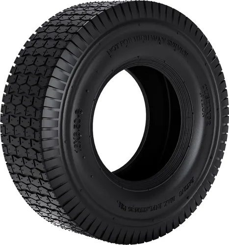 Wiltec Mantel Rasenmäherreifen Reifendecke Rasentraktor Aufsitzmäher Rasenmäher Zugkarren 16x6.50-8 4PR