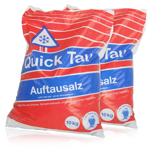 2x 10 kg Streusalz Kornklasse M gemäß DIN EN 16811-1