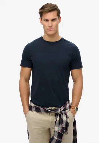 Superdry Rundhalsshirt CLASSIC ESSENTIAL TEE - Rundhalsshirt aus dehnbarem Baumwollmaterial für hohen Tragekomfort, ideal kombinierbar für lässige Freizeitlooks.