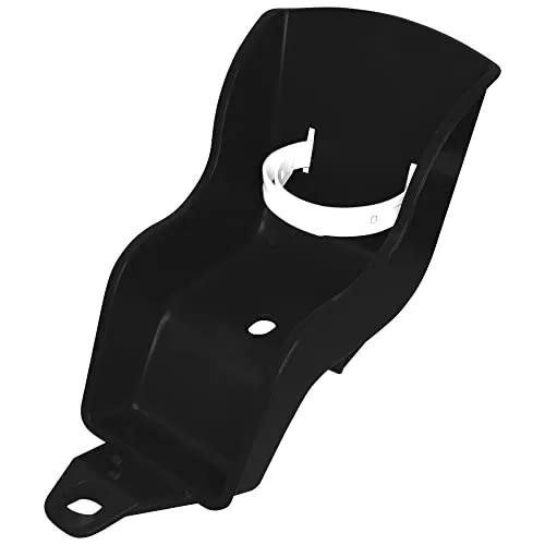 Puppensitz für Kinderfahrrad - Schwarz - Puppenzubehör für Kinderfahrräder, ideal für Dreiräder und Laufräder; sicherer und stabiler Sitz aus homologiertem PP Kunststoff.