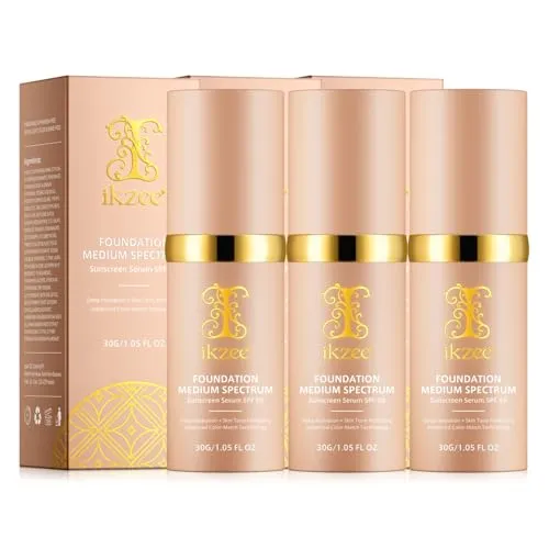 P-Beauty Cosmetic Accessories Sonnenschutzcreme SPF 50 - Sonnenschutzmittel mit 4-in-1 Formel: Hoher SPF 50, mittlere Deckkraft, tiefe Feuchtigkeit und wasserresistent. Ideal für makellosen Teint und zuverlässigen UV-Schutz.