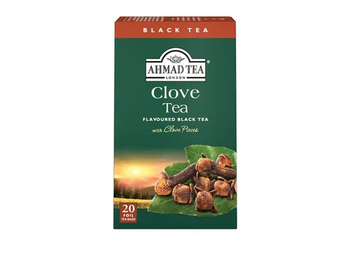 AHMAD TEA Clove Schwarzer Tee in Beuteln 20er Beuteln Geschenk Idee Chai te