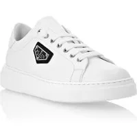 Sneaker Iconic Plein aus Nappaleder - Stylische Low-Top-Sneakers mit rutschfester Gummisohle und herausnehmbarer Einlegesohle. Perfekt für einen einzigartigen Look und hohen Tragekomfort.