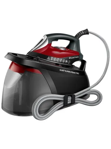 RUSSELL HOBBS Dampfbügelstation 24460-56 Quiet Super Steam Pro - 8 Bar Dampfdruck, 1800 ml Wassertank, entfernt mehr Kalk als Tefal und sorgt für einfachere Reinigung