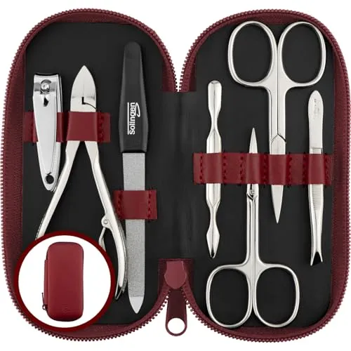 marQus Maniküre Set 7 Teile in rot von marQus