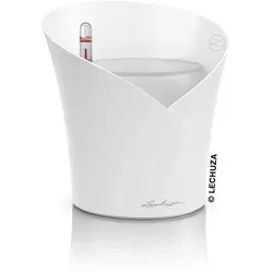 Lechuza Blumentopf klein Orchidea weiß matt in weiß von Lechuza