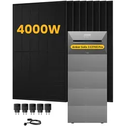 Anker SOLIX Solarbank 3 E2700 Pro - Powerstations mit 2,7 kWh Kapazität und 3600 W Eingangsleistung, modular erweiterbar auf 16 kWh für maximale Flexibilität.