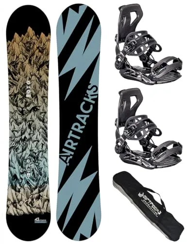 Airtracks Snowboard-Set Herren 156cm von Airtracks