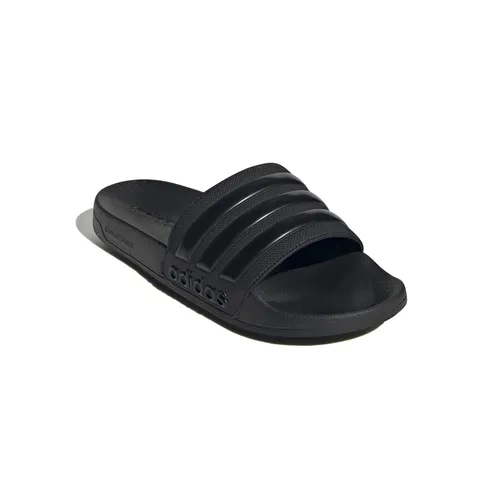 adidas Adilette Shower Sandalen Schwarz - Größe 7 - Badeschuhe mit bequemem Fußbett und rutschfester Sohle, ideal für den Strand oder die Dusche.
