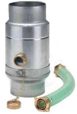 Wassersammler mit Set Titanzink in den Größen 76, 80, 87 und 100 mm (76 mm)