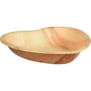 Papstar Fingerfoodschalen 85501 pure, Palmblatt, Herz, 15,5 x 3cm, 25 Stück