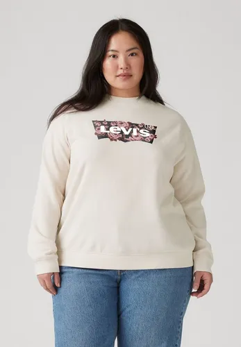 Levi's® Plus Sweatshirt PL GR EVERYDAY CREW mit Batwing-Logo mit Rosenprint