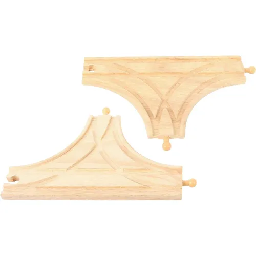 Bigjigs Hölzerne Schienen-t-Kreuzung (BJT108)