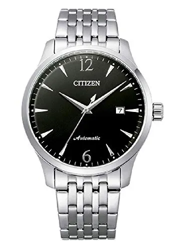 Citizen Montre Homme NJ0110-85E - Armbanduhren für Herren, elegante Automatik-Uhr mit Edelstahl-Gehäuse und kratzfestem Saphirglas für stilbewusste Männer.