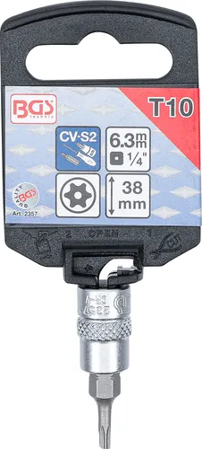BGS-2357 Bit-Einsatz Antrieb Innenvierkant 6,3 mm (1/4