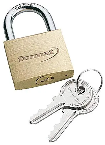 FORMAT 7673560031 – latñn Vorhängeschloss 30 mm