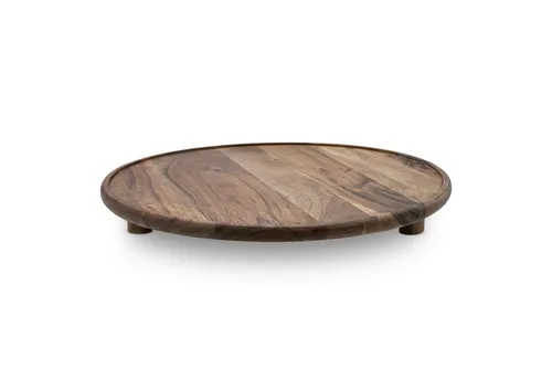 Spetebo Servierplatte Akazienholz groß lebensmittelecht von Spetebo