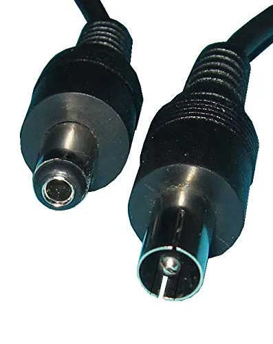 Kab24® Netzteilverlängerung DC Hohlstecker auf DC-Hohlbuchse 5,5mm / 2,1mm 2m