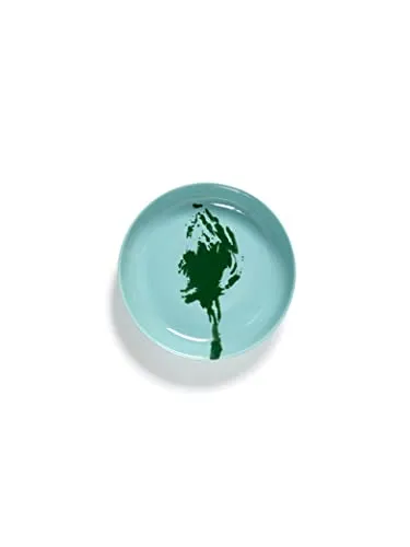 Serax - Suppenteller, Teller - Feast - Azure Artichoke Green - Keramik - (ØxH) 22 x 4 cm
