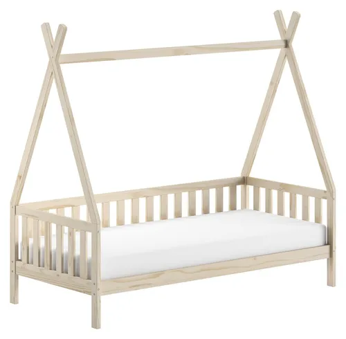 Tipi Bett Keisha 90x200 aus Kiefer Massivholz
