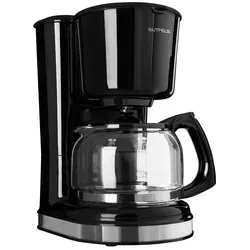GUTFELS Kaffeeautomat 1,25L COFFEE 2010 S sw/ino - Kaffeemaschine mit 1,25L Kapazität, Trockenlaufschutz und herausnehmbarem Filtereinsatz für einfachen Gebrauch und perfekten Kaffeegenuss.