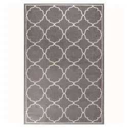 Sanat Teppich Berlin in silber von Sanat