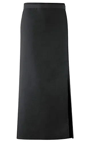 Greiff Gastro Moda Service Schürze 100x100 Schwarz Modell 4015 - Schürzen aus Fairtrade Baumwolle, bei 95° waschbar und ideal für Gastronomie und Events, kombiniert Stil und Nachhaltigkeit.