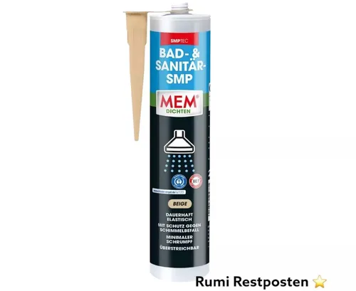 Silikon Bad und Sanitär MEM 300 ml BEIGE