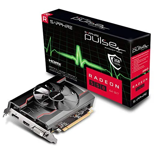 Sapphire Kompatibel mit Pulse Radeon RX 550 2G D5 64bit Lite