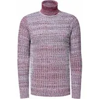 Schwerer Grobstrick Rollkragen-Pullover von Rusty Neal - Casual Fit Herren Strick-Pullover aus hochwertiger Baumwollmischung. Bequem und warm für die kalte Jahreszeit, ideal für Büro oder Freizeit. Hergestellt unter fairen Bedingungen.