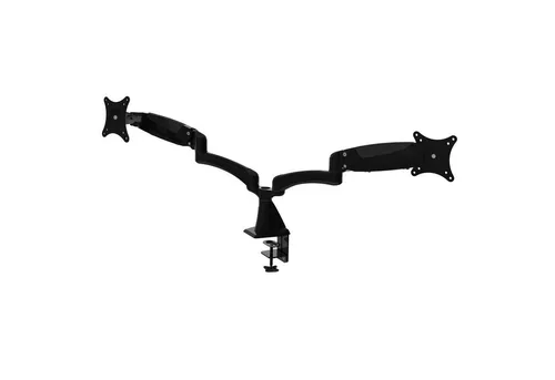 HFTEK Monitor-Halterung, (2-Fach Tischhalterung für 2 Bildschirme von 15 bis 27 Zoll)