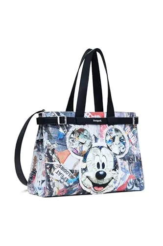 Desigual Mickey Collage Hobart Shopper Tasche 42 cm von Desigual