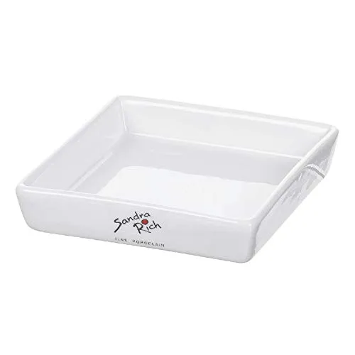 Porzellanschale Square eckig 11,0 x 11,0 cm von Sandra Rich