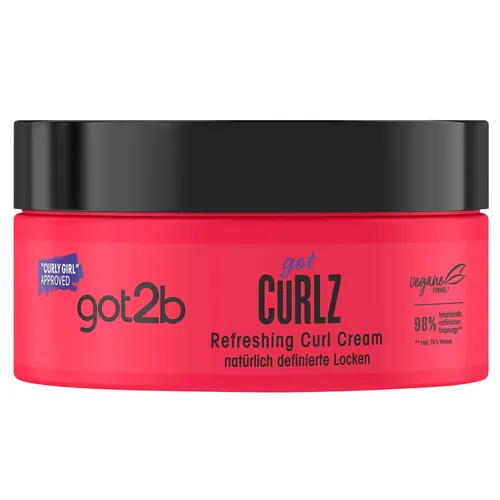 got2b got curlz 200ml refreshing Curly Girl Cream natürlich definierte Locken