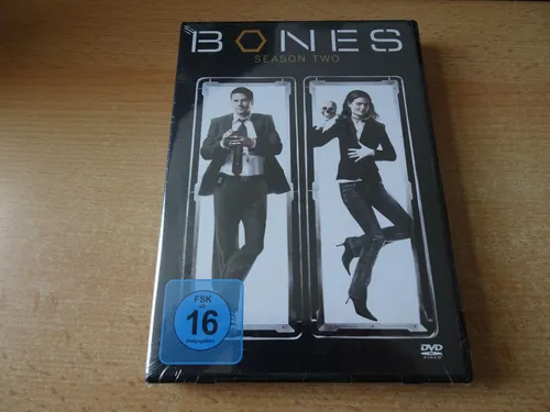 Bones - Season 2 [6 DVDs] - Packende Krimi-Serie, freigegeben ab 16 Jahren, ideal für Fans von spannenden Ermittlungen und Charakterentwicklung.