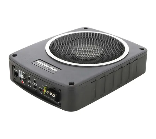 Ground Zero GZCS SW-800A 20 cm Flacher Aktiv-Subwoofer