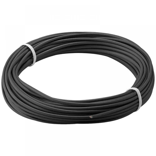 Kupferlitze isoliert, 1x0,14mm, 10m - Farbe: schwarz