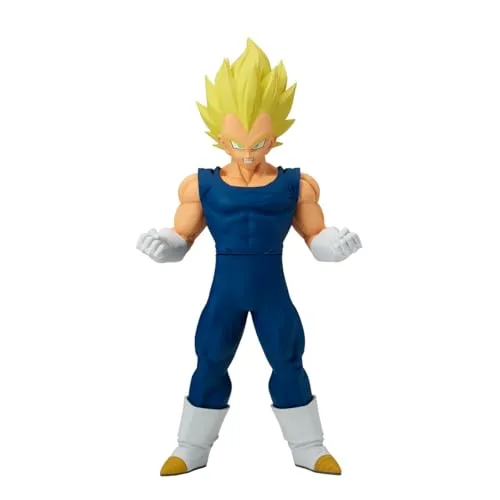 BANPRESTO Dragon Ball Vegeta Super Saiyan Grandista Figure 26 CM - Action- & Spielfiguren, beeindruckende 26 cm große PVC-Figur von Vegeta in Super Saiyan-Form, ideal für Sammler und Dragon Ball Fans.