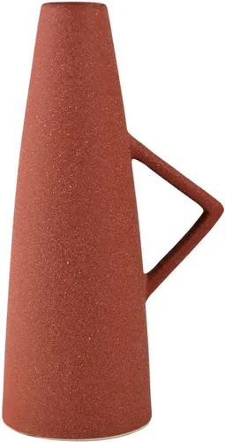AM Design Tischvase Dekovase mit Henkel, aus Keramik, Höhe ca. 26 cm (1 St), Vase in außergewöhnlichler Form, Keramikvase, Dekoobjekt