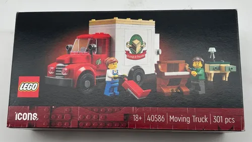 LEGO® Icons: Umzugswagen (40586) - Kreativer Bauspaß für Erwachsene - LEGO (R) Komplette Sets & Packs, 301 Teile, ideal für kreative Bauprojekte und Sammler, Neuheit 2023!