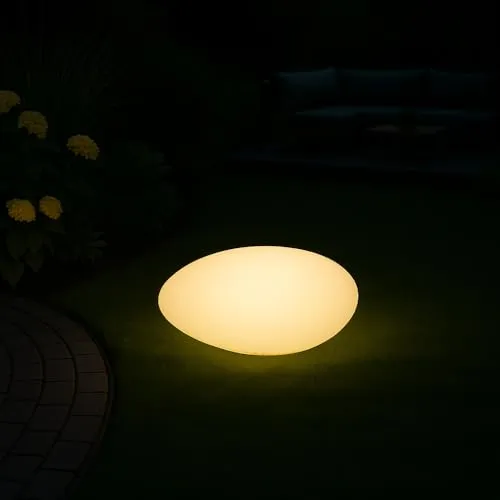 MeLiTec Solarlampe - Mehrfarbige Gartenbeleuchtung - Lampen für stimmungsvolle Außenbereiche – Diese wetterfeste Solarlampe bietet 7 Farben und bis zu 8 Stunden Leuchtdauer, perfekt für Garten, Balkon oder Terrasse.