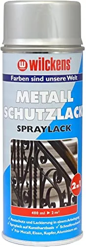 Produktbild Wilckens Metall-Schutzlack Spray 2in1, 400 ml, Silber