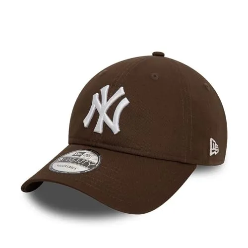 New Era 9TWENTY Cap New York Yankees - Brown - Sportliche Baseball Cap in Einheitsgröße aus 100% Baumwolle mit gestickter New Era-Flagge und Team-Logo, ideal für Fans und Modebewusste.