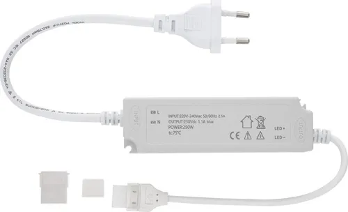 Produktbild Treiber Flicker Free für LED Streifen 220V AC SMD Silicone FLEX IP65 12mm
