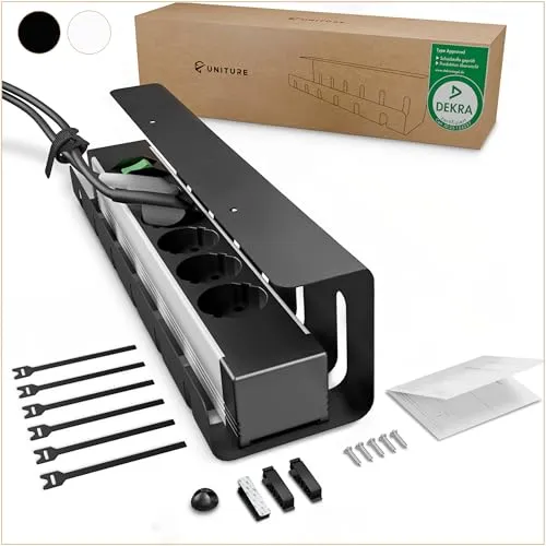 UNITURE® Kabelkanal Schreibtisch [DEKRA Zertifiziert] von UNITURE